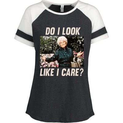 The Golden Girl Sophia Do I Look Like I Care Enza Ladies Jersey Colorblock Tee