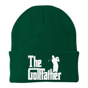 The Golffather Golf Father Funny Golfing Fathers Day Knit Cap Winter Beanie