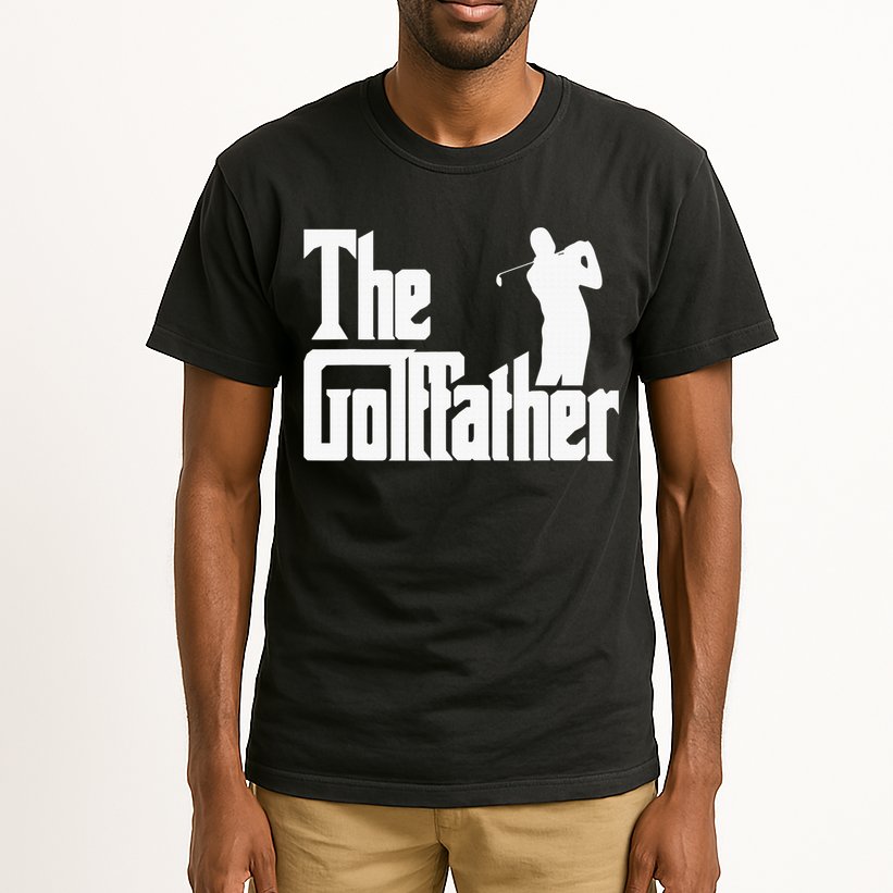 The Golffather Golf Father Funny Golfing Fathers Day Tall T-Shirt