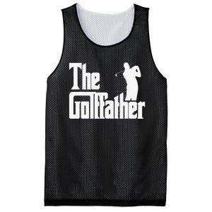 The Golffather Golf Father Funny Golfing Fathers Day Mesh Reversible Basketball Jersey Tank