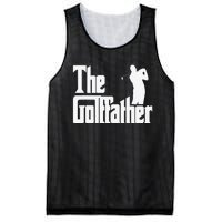 The Golffather Golf Father Funny Golfing Fathers Day Mesh Reversible Basketball Jersey Tank