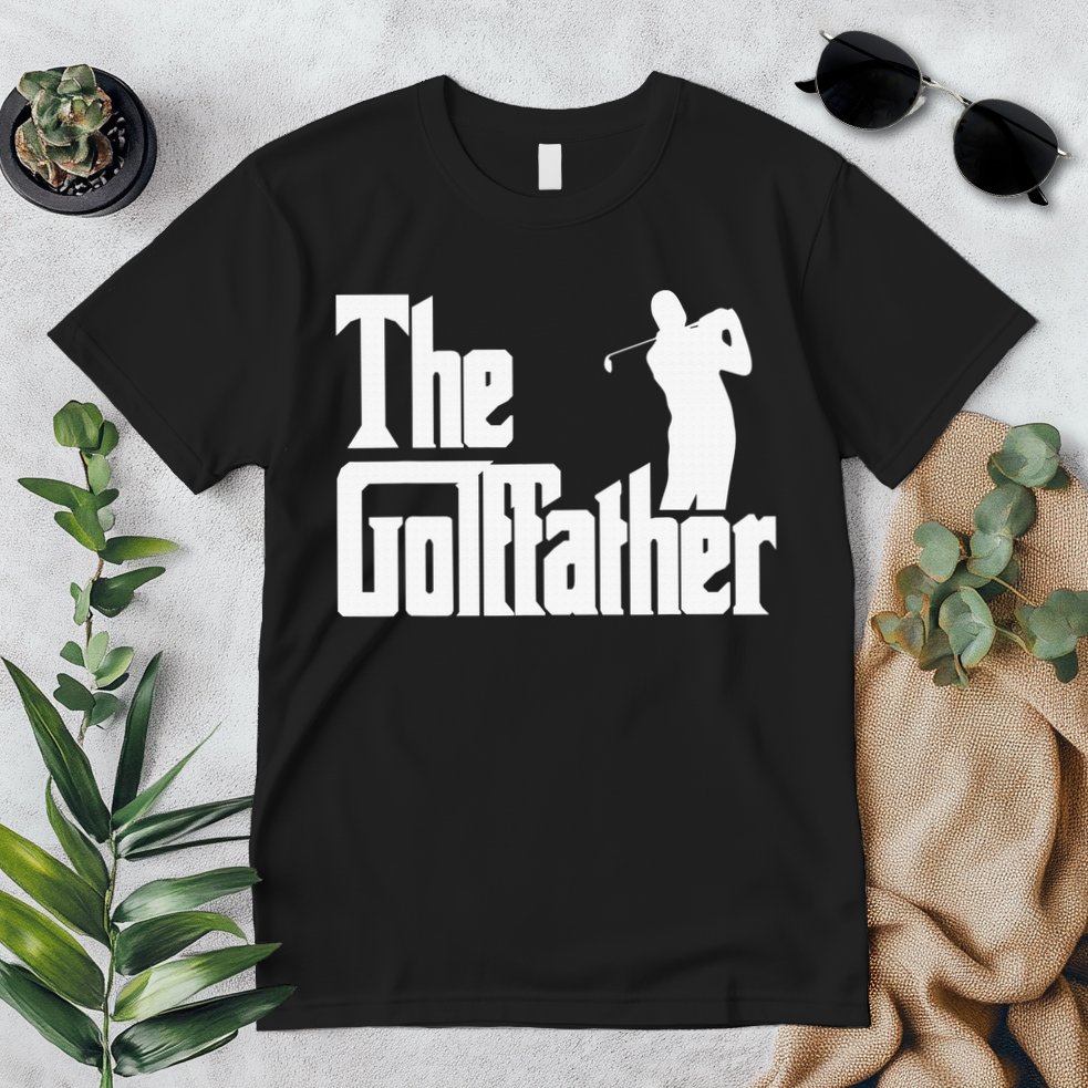 The Golffather Golf Father Funny Golfing Fathers Day Premium T-Shirt