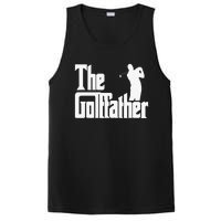 The Golffather Golf Father Funny Golfing Fathers Day PosiCharge Competitor Tank