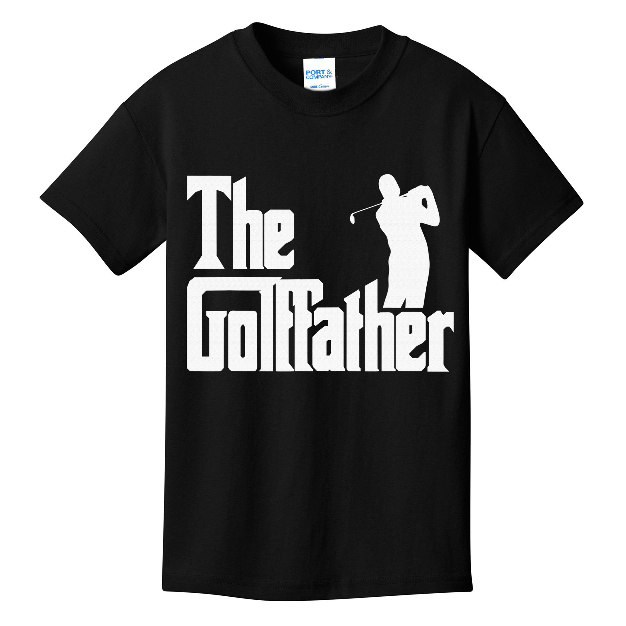 The Golffather Golf Father Funny Golfing Fathers Day Kids T-Shirt