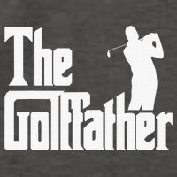 The Golffather Golf Father Funny Golfing Fathers Day Vector Backpack