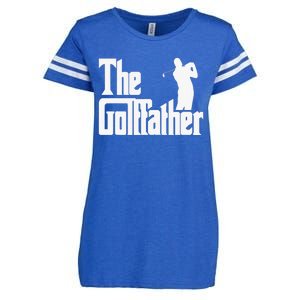 The Golffather Golf Father Funny Golfing Fathers Day Enza Ladies Jersey Football T-Shirt