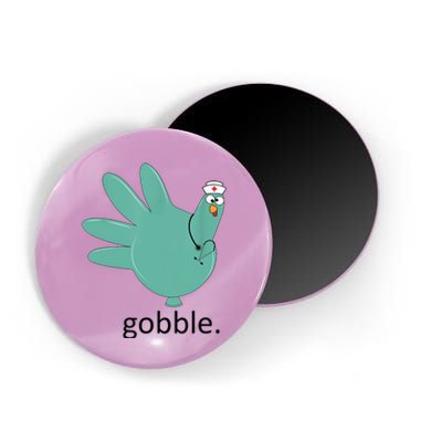 Turkey Gobble Glove Thanksgivin Nurse Medical Thankful Nurse Magnet