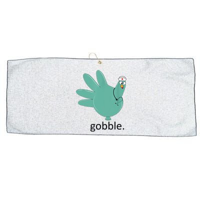 Turkey Gobble Glove Thanksgivin Nurse Medical Thankful Nurse Large Microfiber Waffle Golf Towel