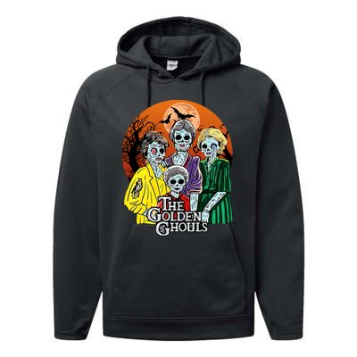 The Golden Ghouls Halloween Zombie Funny Halloween Performance Fleece Hoodie