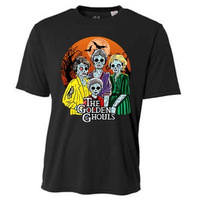 The Golden Ghouls Halloween Zombie Funny Halloween Cooling Performance Crew T-Shirt