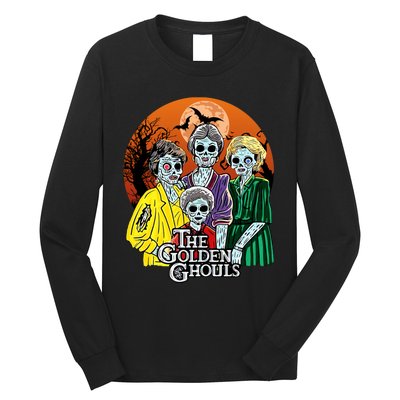 The Golden Ghouls Halloween Zombie Funny Halloween Long Sleeve Shirt