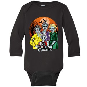 The Golden Ghouls Halloween Zombie Funny Halloween Baby Long Sleeve Bodysuit