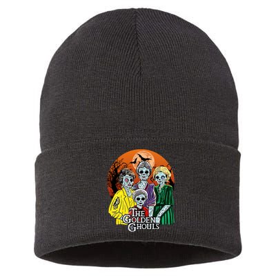 The Golden Ghouls Halloween Zombie Funny Halloween Sustainable Knit Beanie