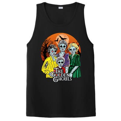 The Golden Ghouls Halloween Zombie Funny Halloween PosiCharge Competitor Tank