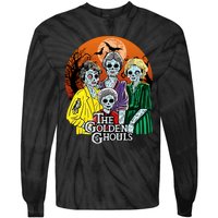 The Golden Ghouls Halloween Zombie Funny Halloween Tie-Dye Long Sleeve Shirt