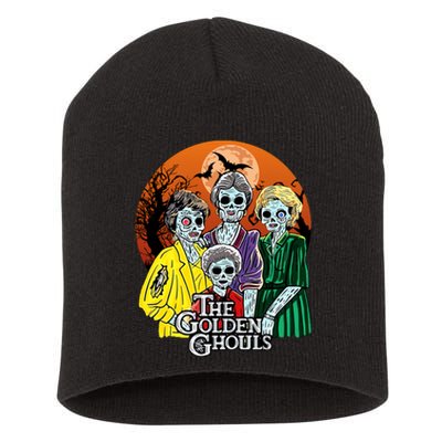 The Golden Ghouls Halloween Zombie Funny Halloween Short Acrylic Beanie