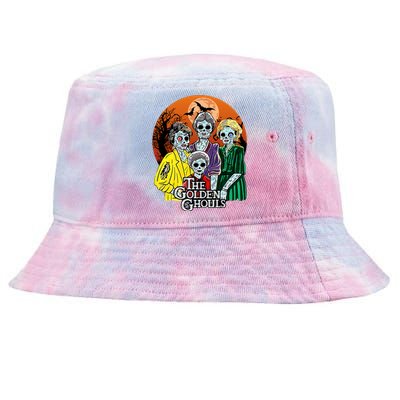 The Golden Ghouls Halloween Zombie Funny Halloween Tie-Dyed Bucket Hat