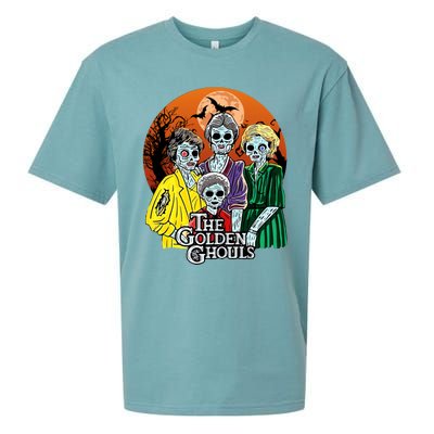 The Golden Ghouls Halloween Zombie Funny Halloween Sueded Cloud Jersey T-Shirt