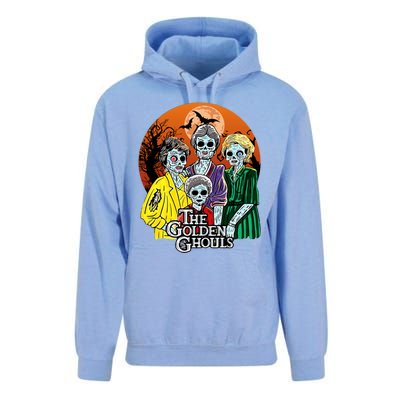 The Golden Ghouls Halloween Zombie Funny Halloween Unisex Surf Hoodie