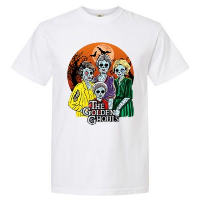 The Golden Ghouls Halloween Zombie Funny Halloween Garment-Dyed Heavyweight T-Shirt