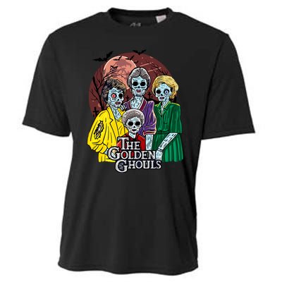 The Golden Ghouls Halloween Zombie Funny Halloween Cooling Performance Crew T-Shirt