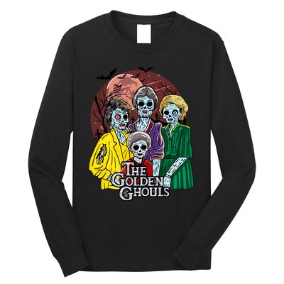 The Golden Ghouls Halloween Zombie Funny Halloween Long Sleeve Shirt