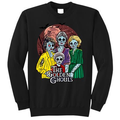 The Golden Ghouls Halloween Zombie Funny Halloween Sweatshirt