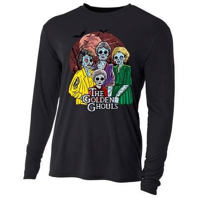 The Golden Ghouls Halloween Zombie Funny Halloween Cooling Performance Long Sleeve Crew