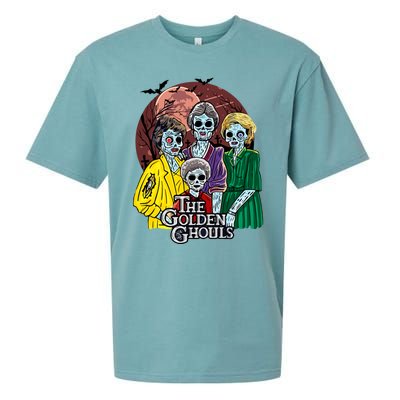 The Golden Ghouls Halloween Zombie Funny Halloween Sueded Cloud Jersey T-Shirt