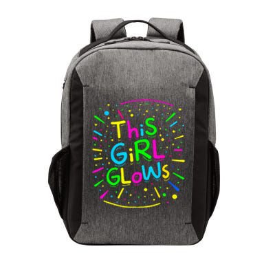 This Girl Glows Tie Dye Bright Colors 80S And 90S Vector Backpack