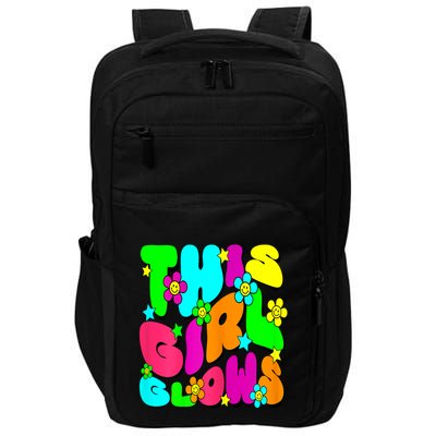 This Girl Glows For Tie Dye Bright Colors 80s And 90s Impact Tech Backpack