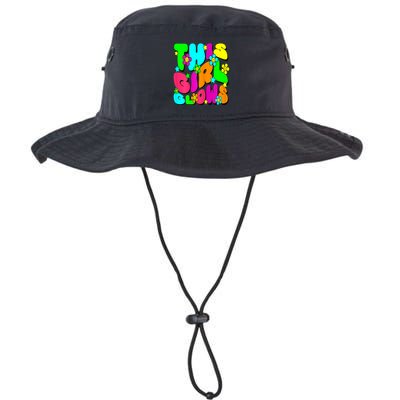 This Girl Glows For Tie Dye Bright Colors 80s And 90s Bucket Hat