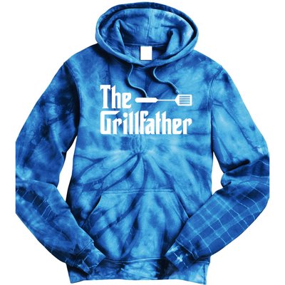 The Grillfather Grill Grilling Gift Great Gift Tie Dye Hoodie