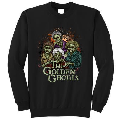 The Golden Ghouls Halloween Zombie Funny Halloween Sweatshirt