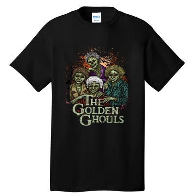 The Golden Ghouls Halloween Zombie Funny Halloween Tall T-Shirt