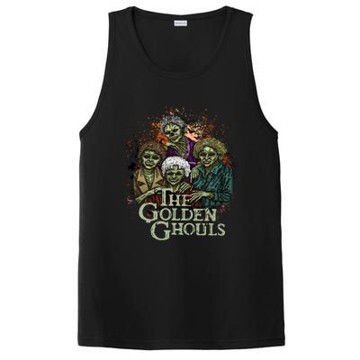 The Golden Ghouls Halloween Zombie Funny Halloween PosiCharge Competitor Tank