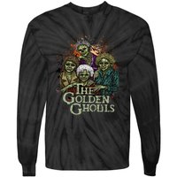 The Golden Ghouls Halloween Zombie Funny Halloween Tie-Dye Long Sleeve Shirt