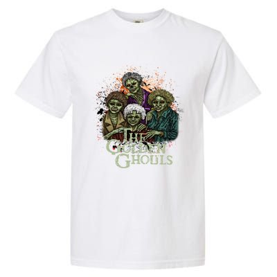 The Golden Ghouls Halloween Zombie Funny Halloween Garment-Dyed Heavyweight T-Shirt