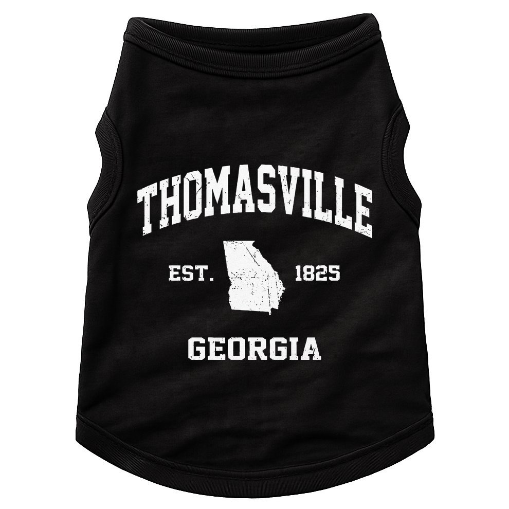 Thomasville Georgia GA Vintage State Athletic Style Doggie Tank