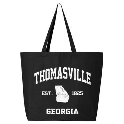 Thomasville Georgia GA Vintage State Athletic Style 25L Jumbo Tote