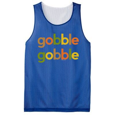 Thanksgiving Gobble Gobble Fall Turkey Day Funny Gift Mesh Reversible Basketball Jersey Tank