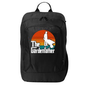 The Gardenfather Gardening Dad Gift Retro City Backpack