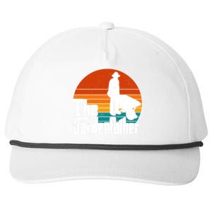 The Gardenfather Gardening Dad Gift Retro Snapback Five-Panel Rope Hat