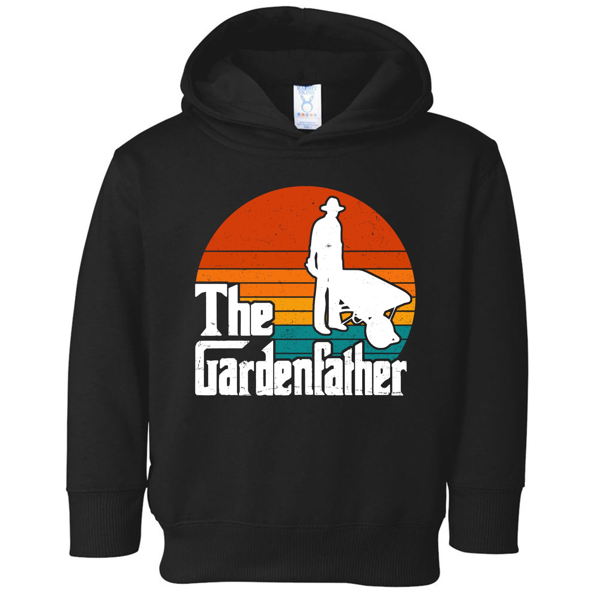 The Gardenfather Gardening Dad Gift Retro Toddler Hoodie