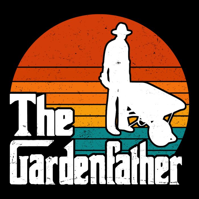 The Gardenfather Gardening Dad Gift Retro Zip Tote Bag