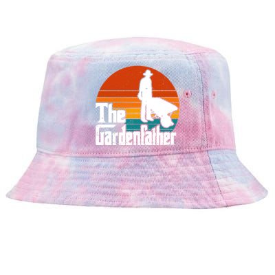 The Gardenfather Gardening Dad Gift Retro Tie-Dyed Bucket Hat