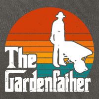 The Gardenfather Gardening Dad Gift Retro Cotton Canvas Backpack