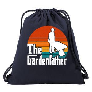 The Gardenfather Gardening Dad Gift Retro Drawstring Bag