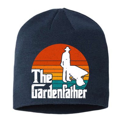 The Gardenfather Gardening Dad Gift Retro Sustainable Beanie