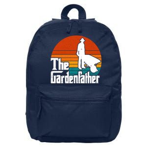 The Gardenfather Gardening Dad Gift Retro 16 in Basic Backpack